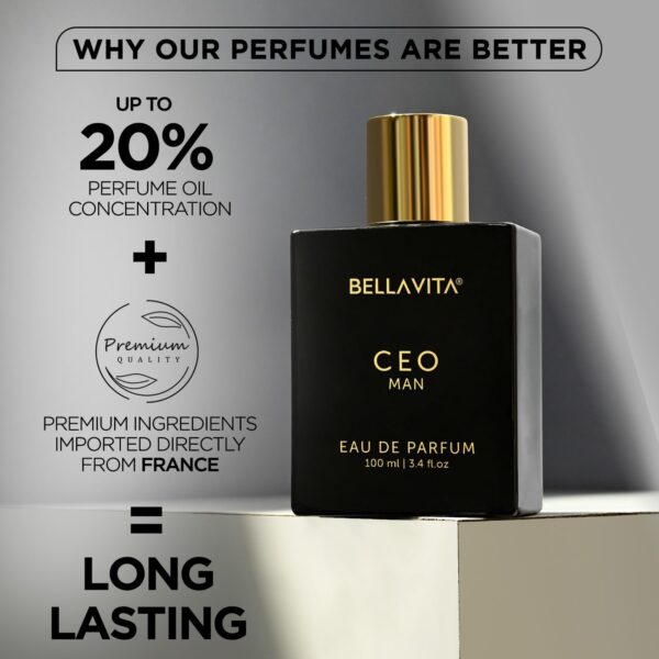 Bella Vita Luxury CEO Parfum longue durée MAN pour homme | EDP 100 ml – Image 2