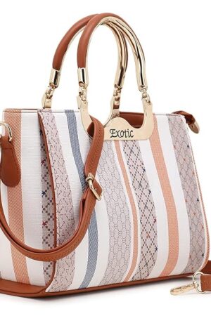 Sac bandoulière/sac à main pour femme à motif à rayures EXOTIC