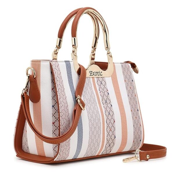 Sac bandoulière/sac à main pour femme à motif à rayures EXOTIC